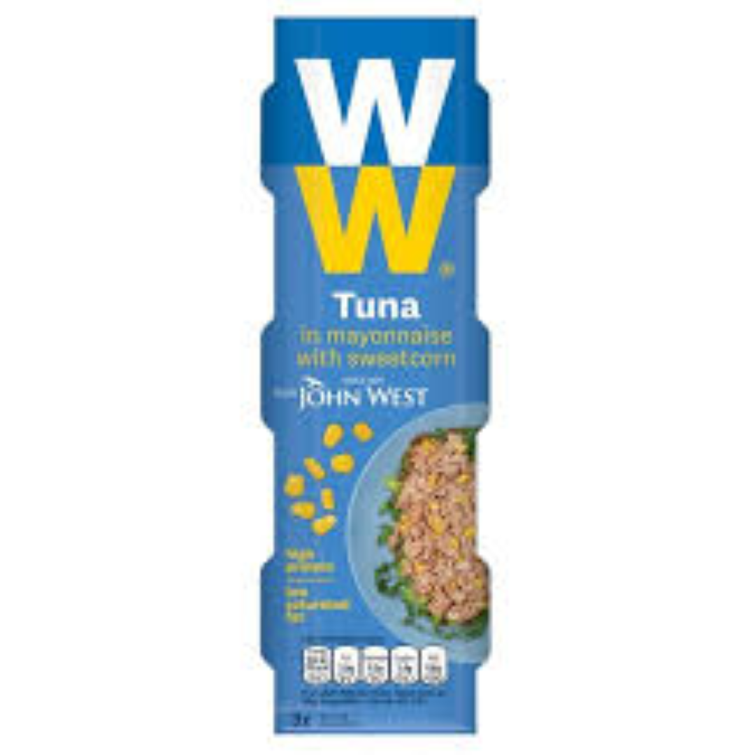 JOHN WEST W.W TUNA MAYO WITH SWEET CORN 3X80G